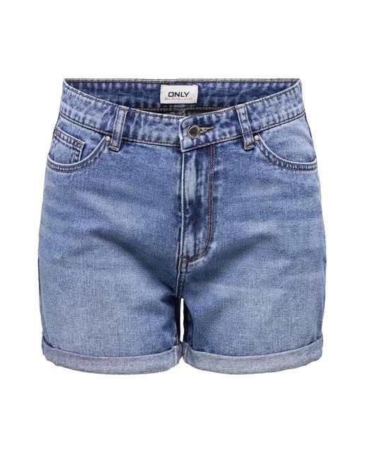 Imagen 0 de Short vaquero de mujer estilo mom fit