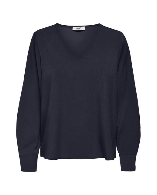 Imagen 0 de Blusa de mujer lisa de manga larga