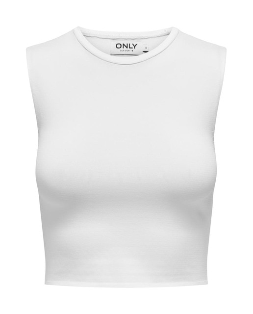 Imagen 0 de Top de mujer cropped de punto