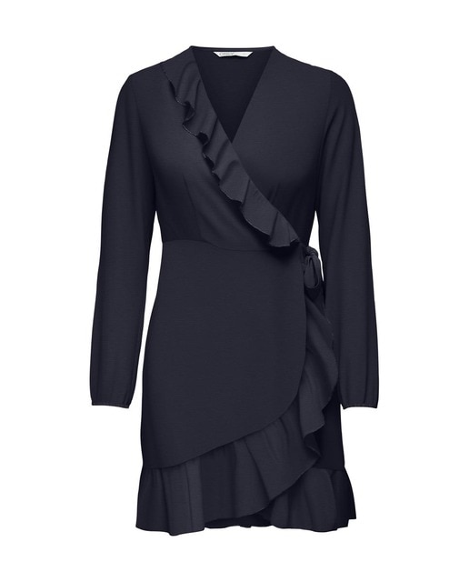 Imagen 0 de Vestido corto de manga larga