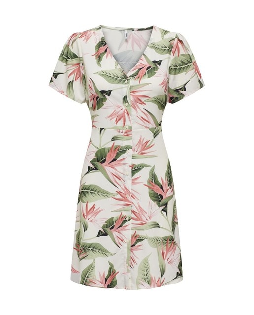 Imagen 0 de Vestido corto de manga corta