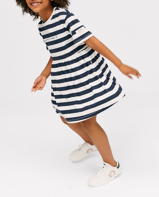 Imagen 0 de Vestido de niña corto cuello barco