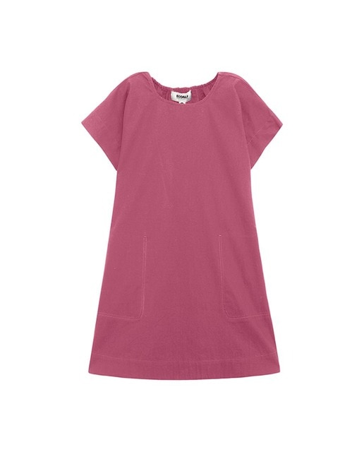 Imagen 0 de Vestido de niña corto, cuello redondo