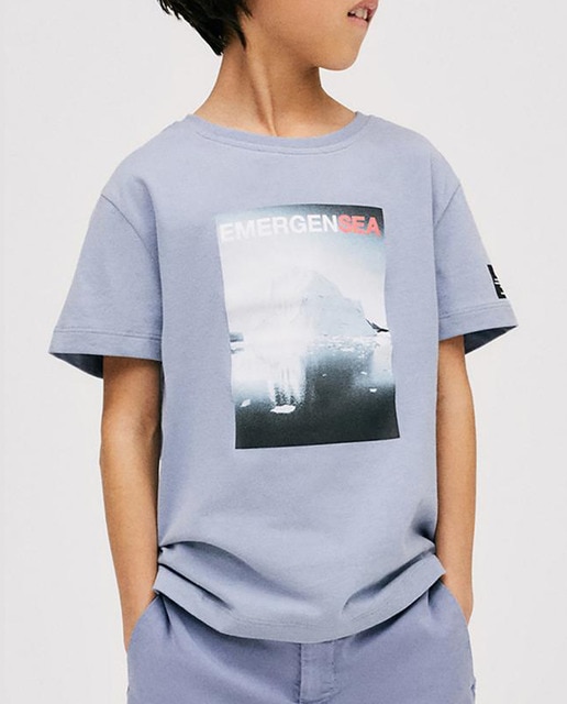 Imagen 0 de Camiseta de niño manga corta, estampado imagen