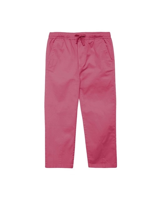 Imagen 0 de Pantalón de niña largo recto, con cordón ajustable