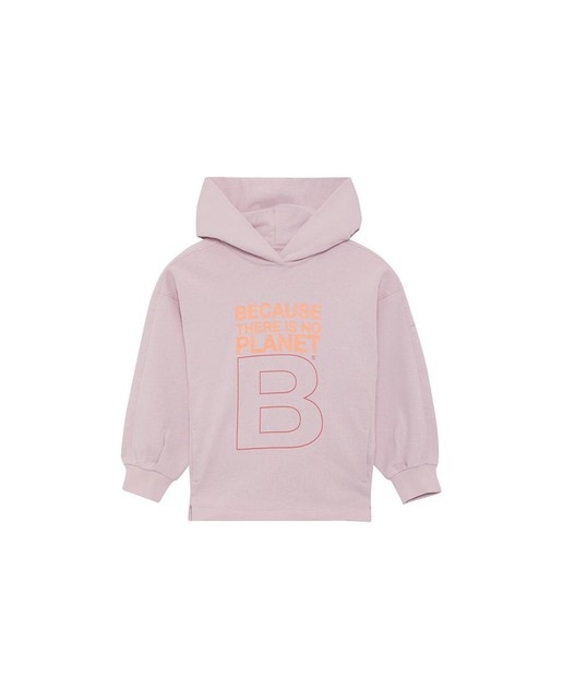 Imagen 0 de Sudadera de niña manga larga con capucha, estampado delantero beacuse