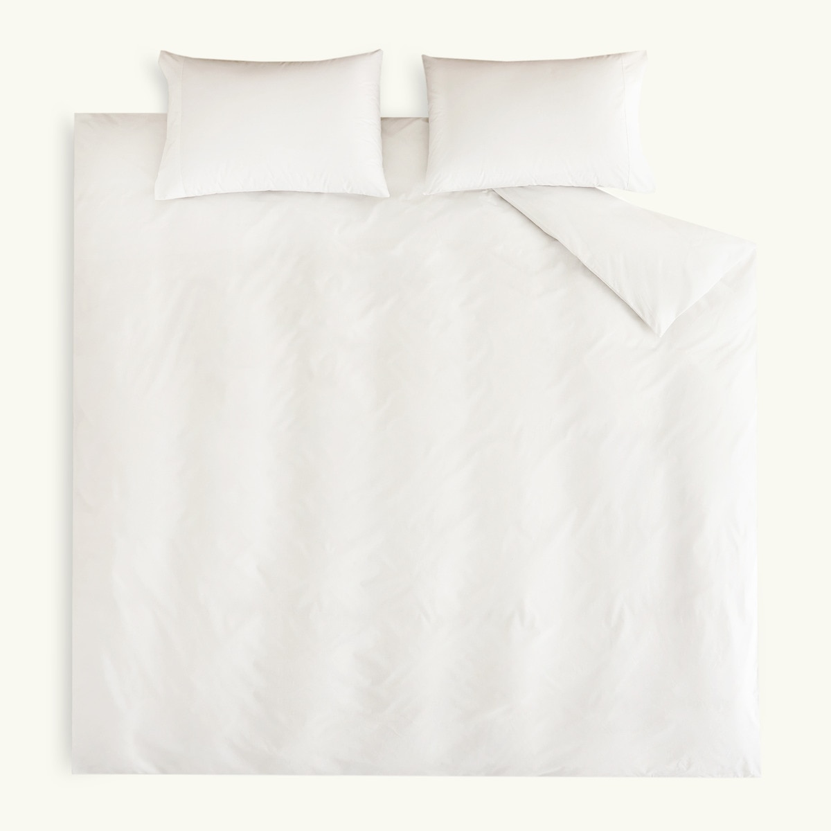 Capa de Edredão de Polialgodão Percal 180 Fios Branco-4