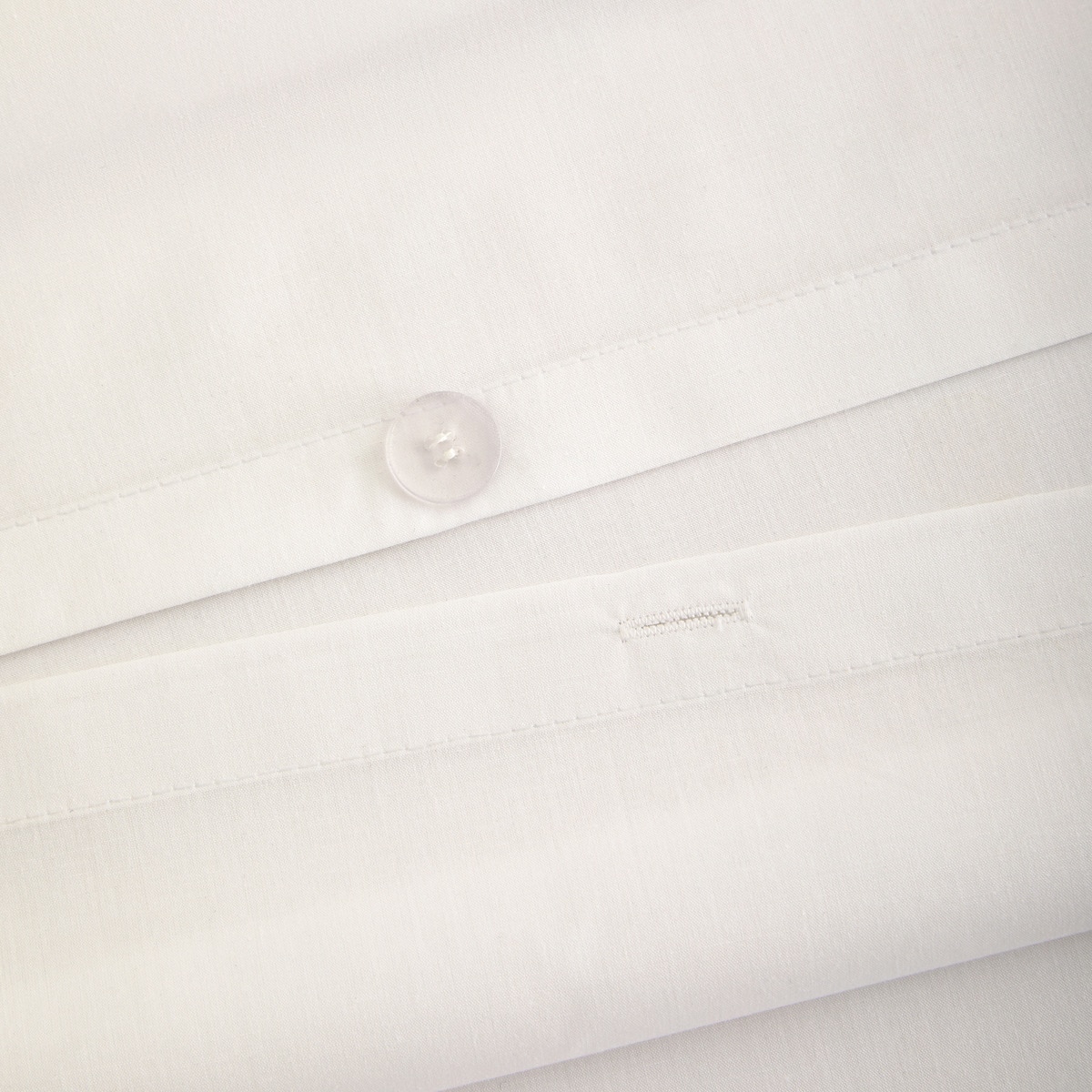 Capa de Edredão de Polialgodão Percal 180 Fios Branco-3