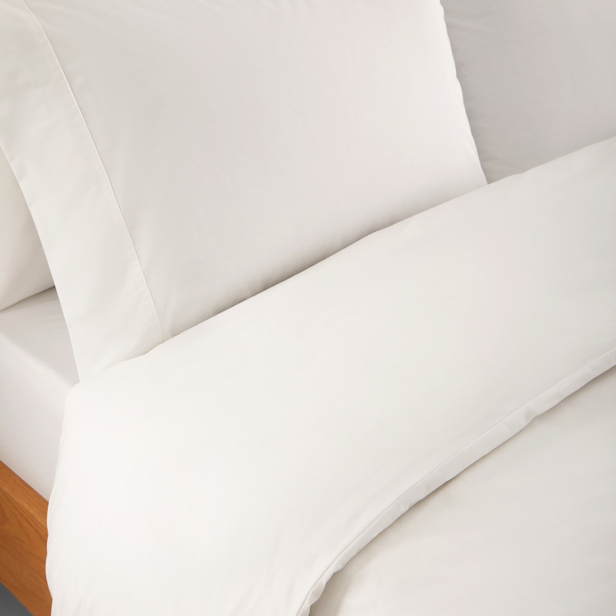 Capa de Edredão de Polialgodão Percal 180 Fios Branco-2