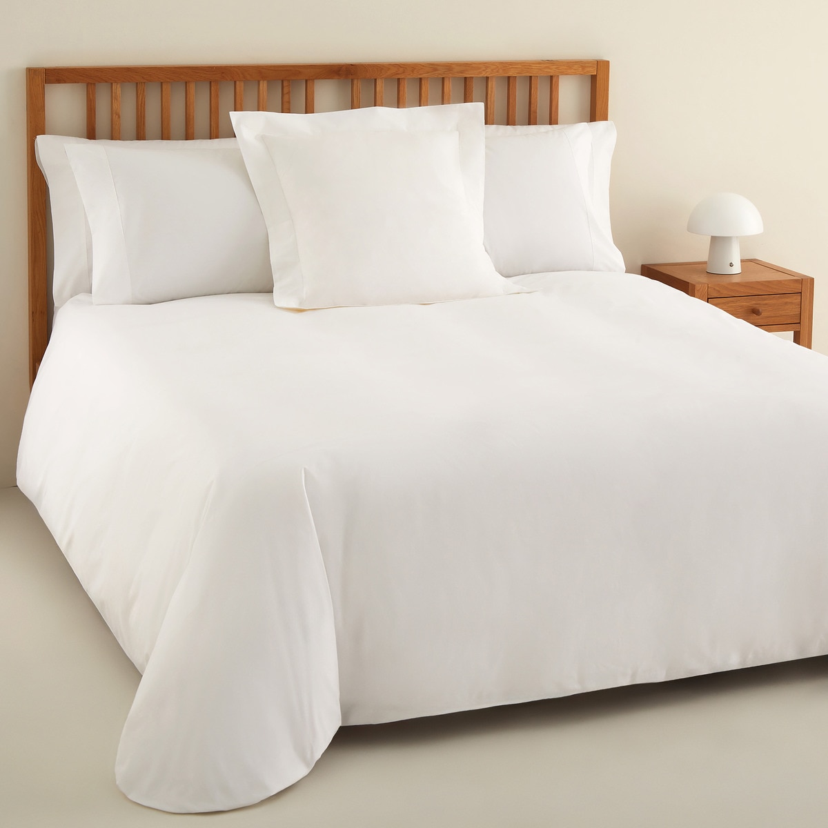 Capa de Edredão de Polialgodão Percal 180 Fios Branco-1