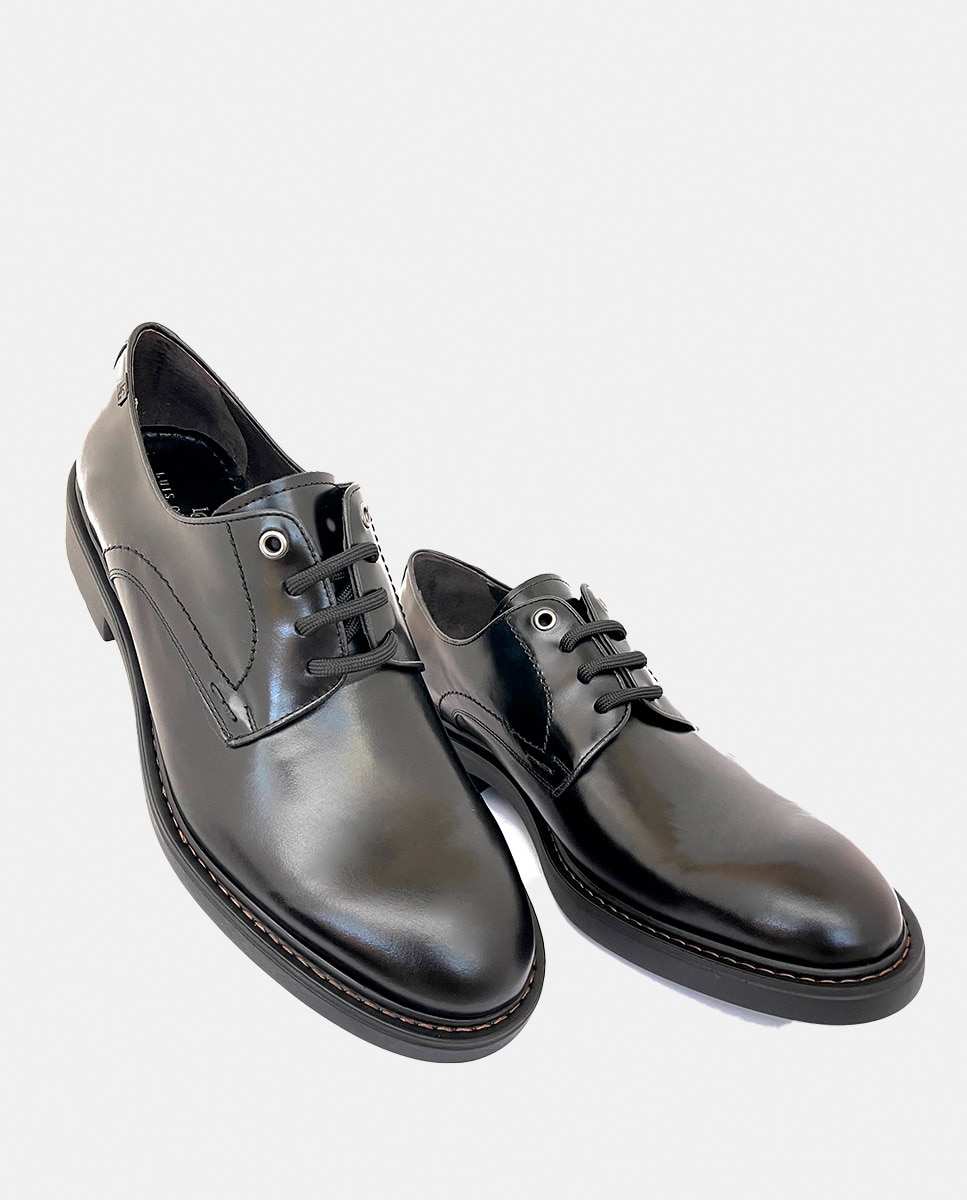 Bluchers com Pala Lisa Preto-6