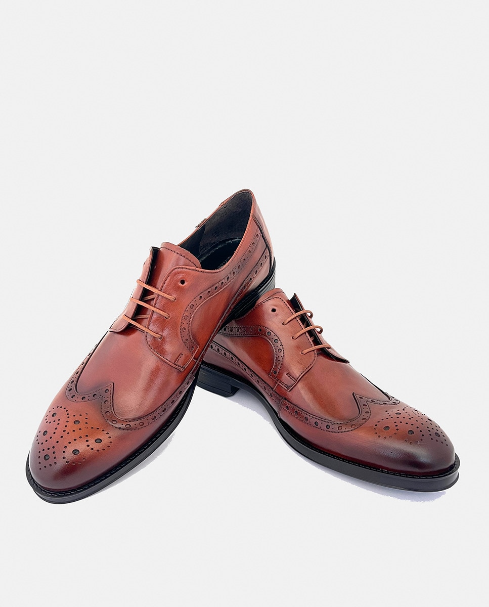 Blutchers Wingtip Couro-4
