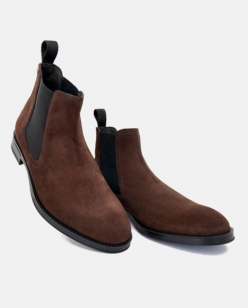 Botins Chelsea Basket Castanho-escuro-5