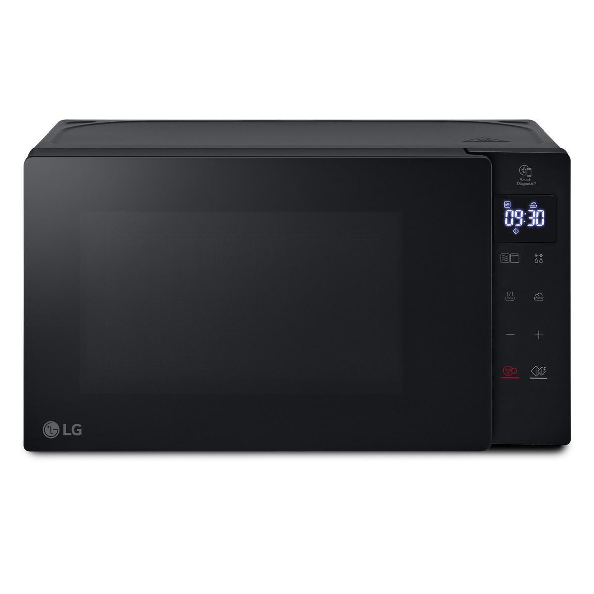 Microondas LG con grill, 20 litros - MH6032GAS Negro-3