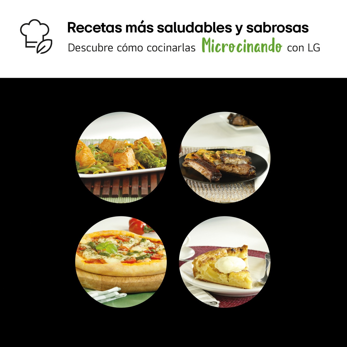 Microondas LG con grill, 20 litros - MH6032GAS Negro-8