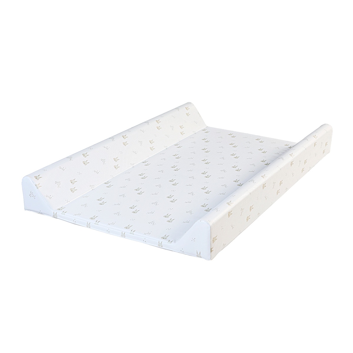 Tapete Muda-fraldas para uma Cómoda Banheira Branco-1