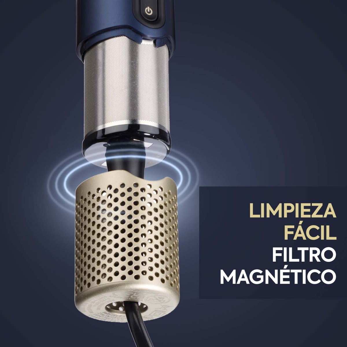 Secador Alisador Styler BaByliss Air Wand con aire y sin calor extremo Azul-15