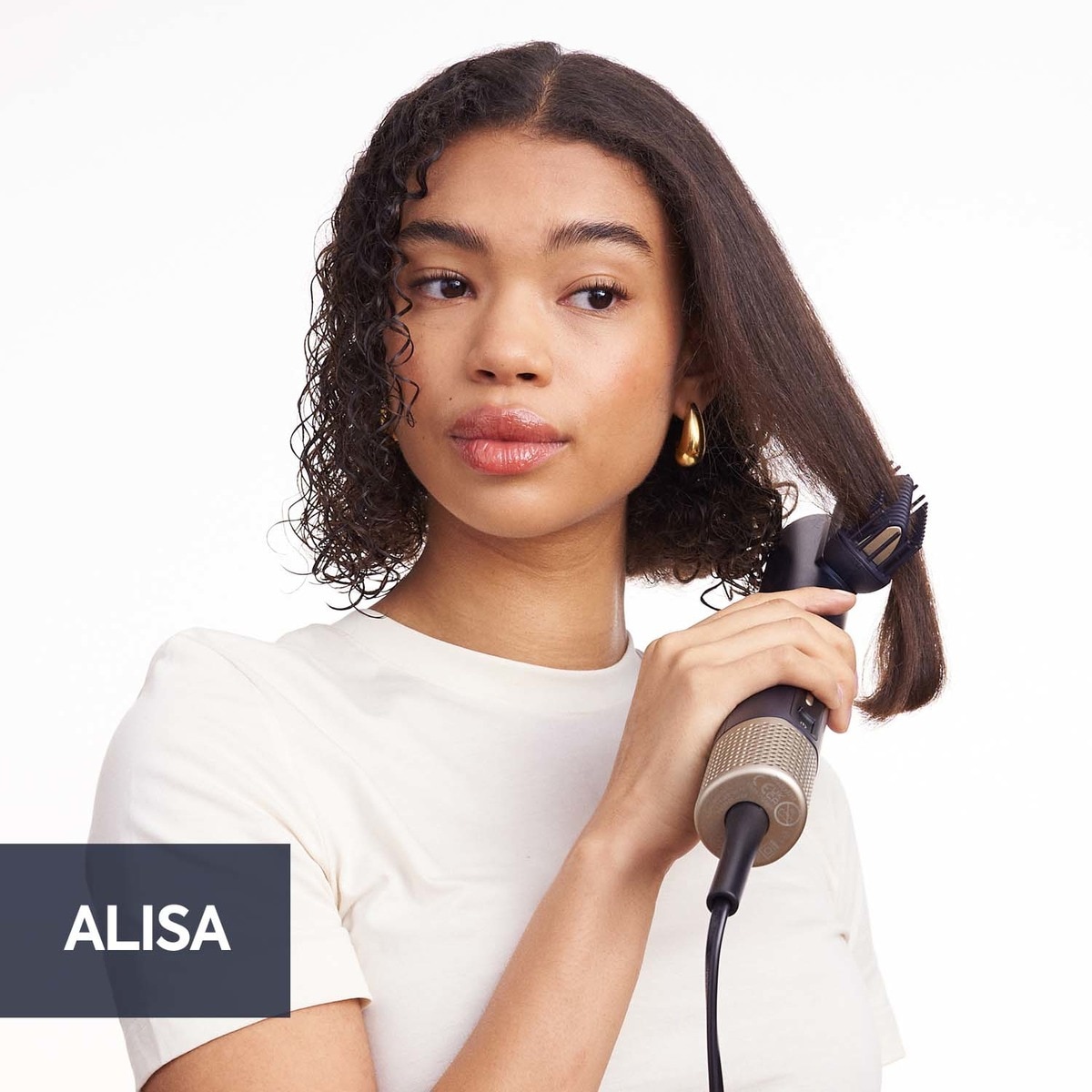 Secador Alisador Styler BaByliss Air Wand con aire y sin calor extremo Azul-9