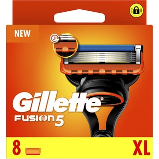 5 recambio de maquinilla de afeitar estuche 8 unidades - Gillette Fusion