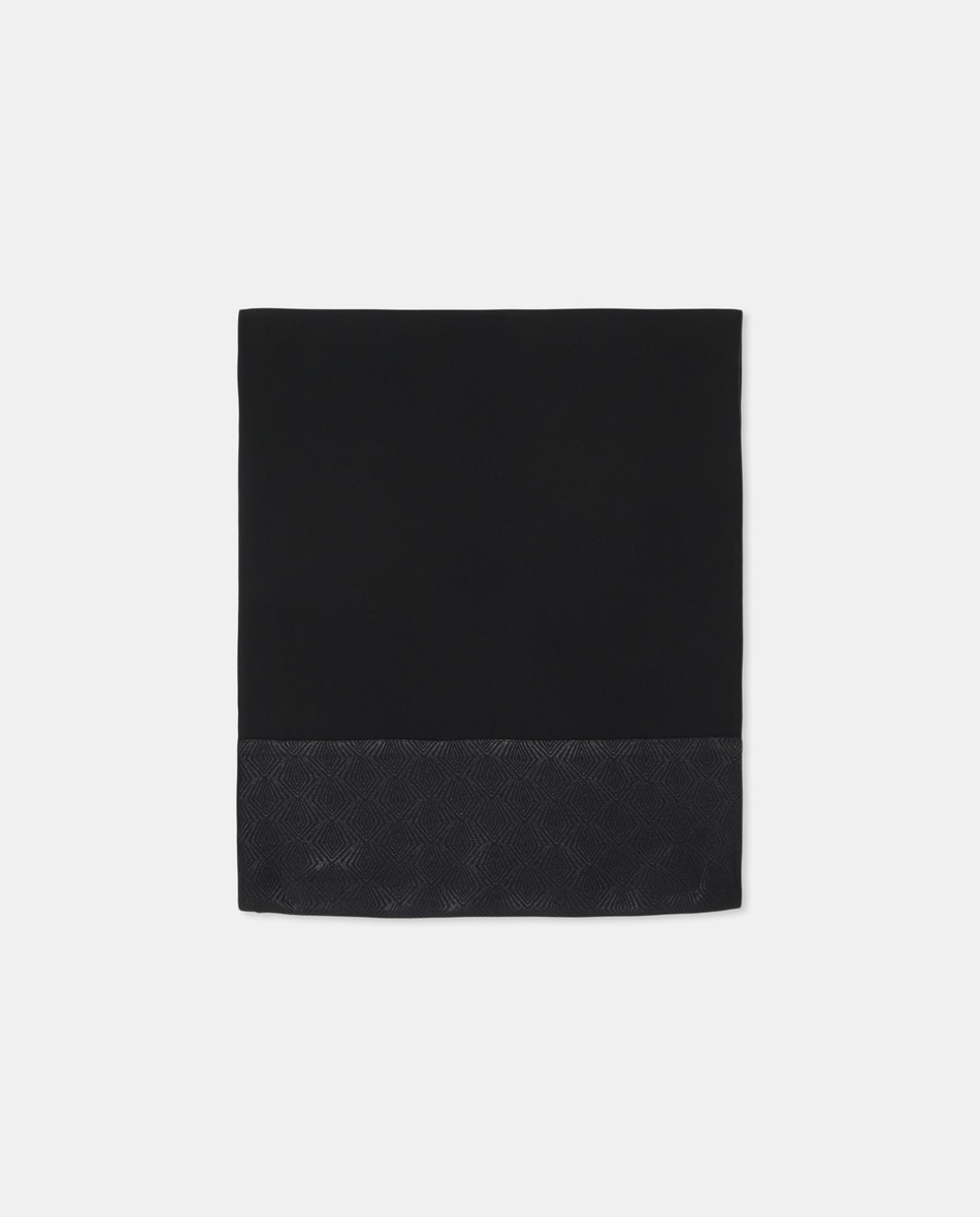 Echarpe Lisa Banda Jacquard Preto-4