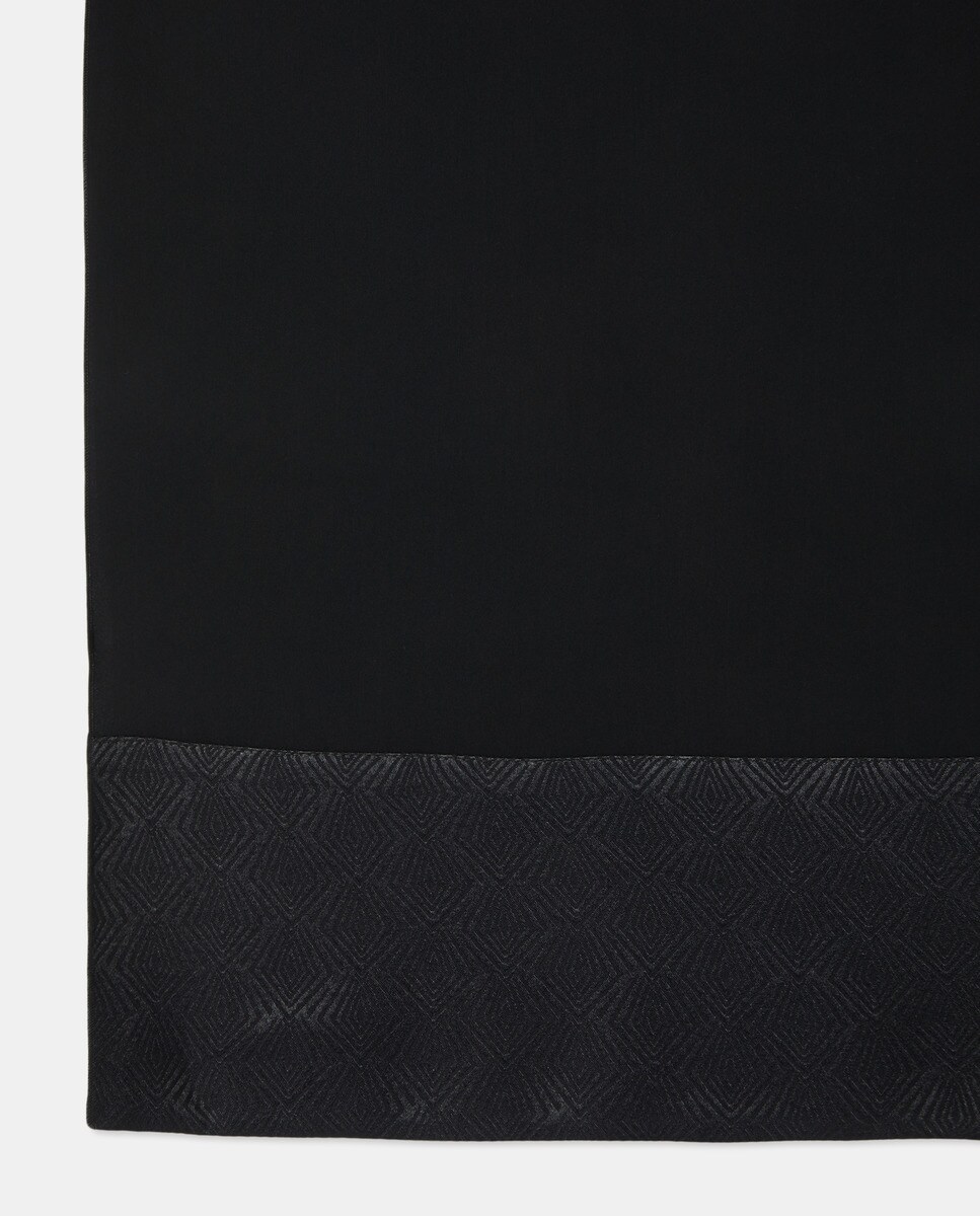 Echarpe Lisa Banda Jacquard Preto-5