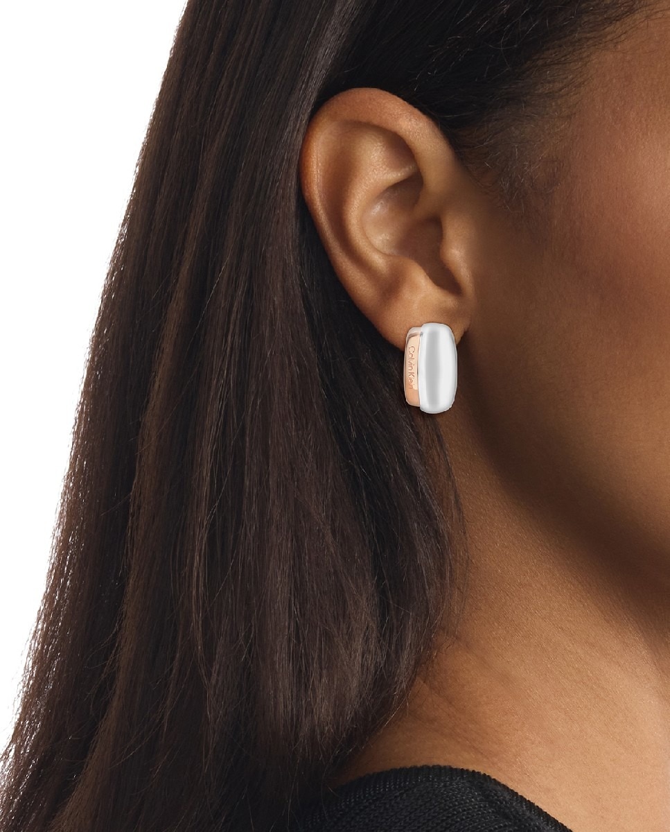 Brincos - Prateado/Dourado rosa Rosa-4