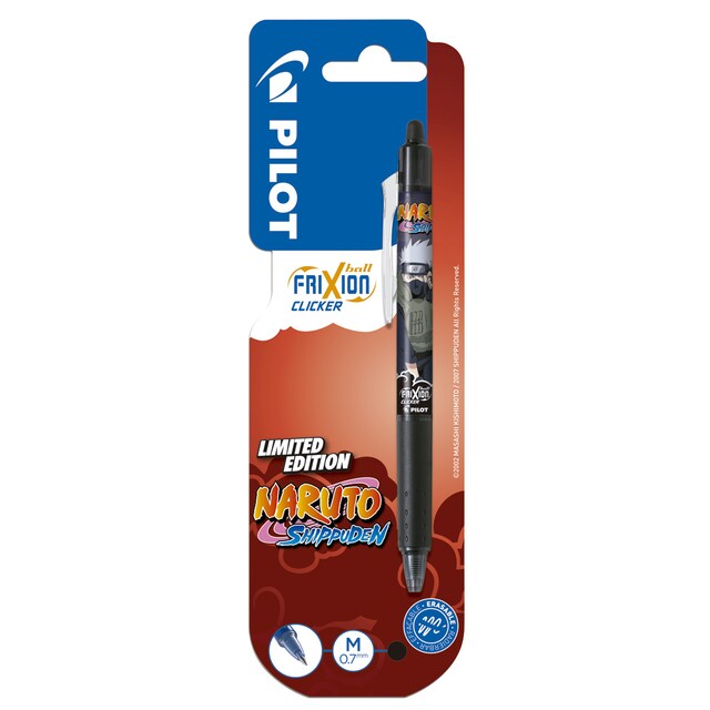 Imagen 0 de Boligrafo de tinta borrable, de punta media y retráctil Frixion Clicker Pilot Negro