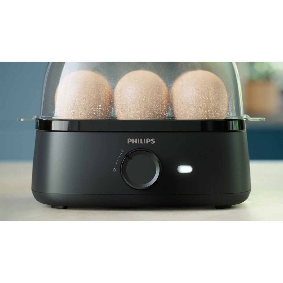 Cuecehuevos Philips Egg Cooker 3000 Series con capacidad para 6 huevos Negro-8
