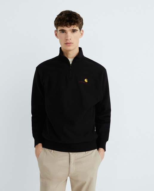 Imagem 0 de Sweatshirt Relaxed com Meio Fecho de Correr