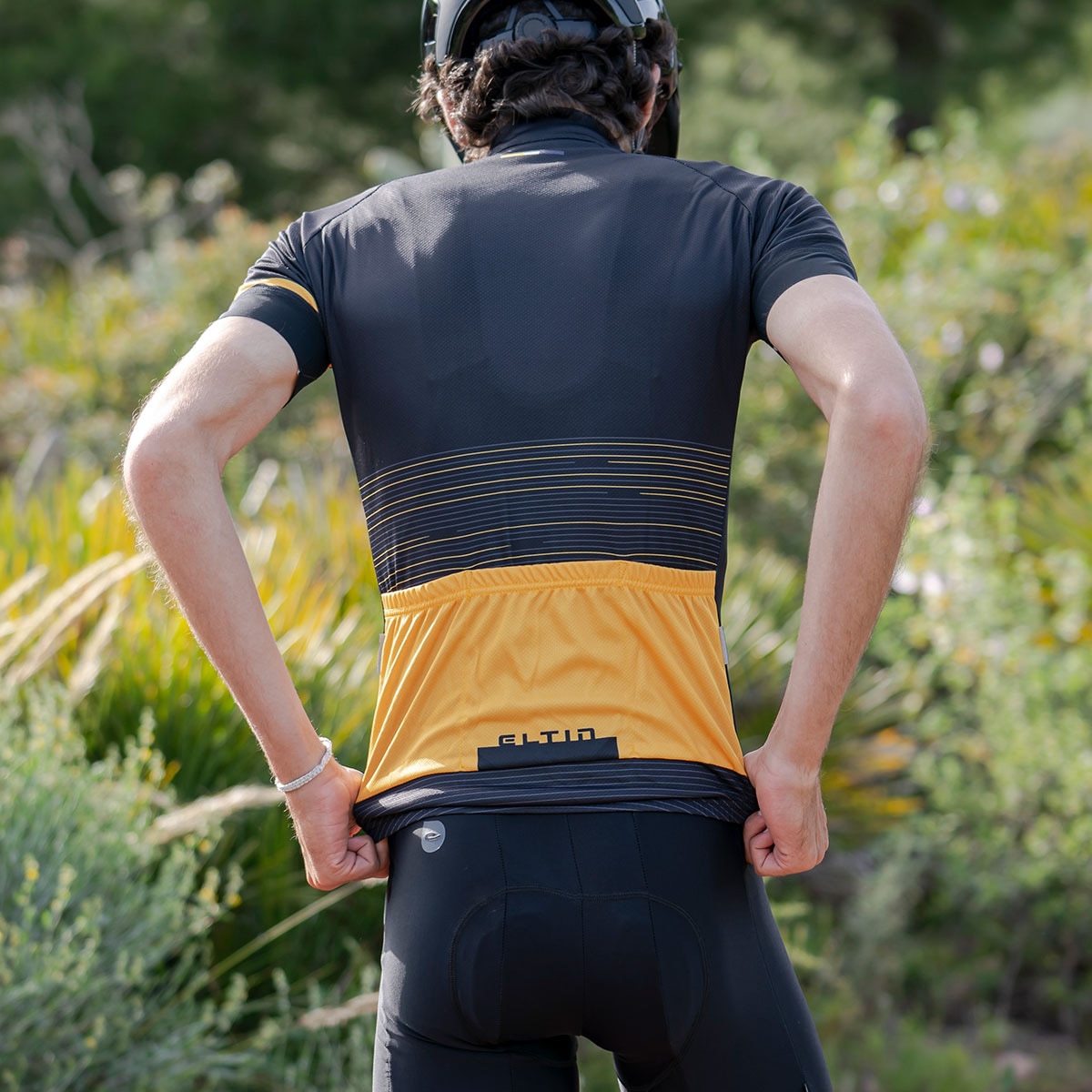 Camisola Desportiva de Ciclismo Unissexo Futurism Verde-3