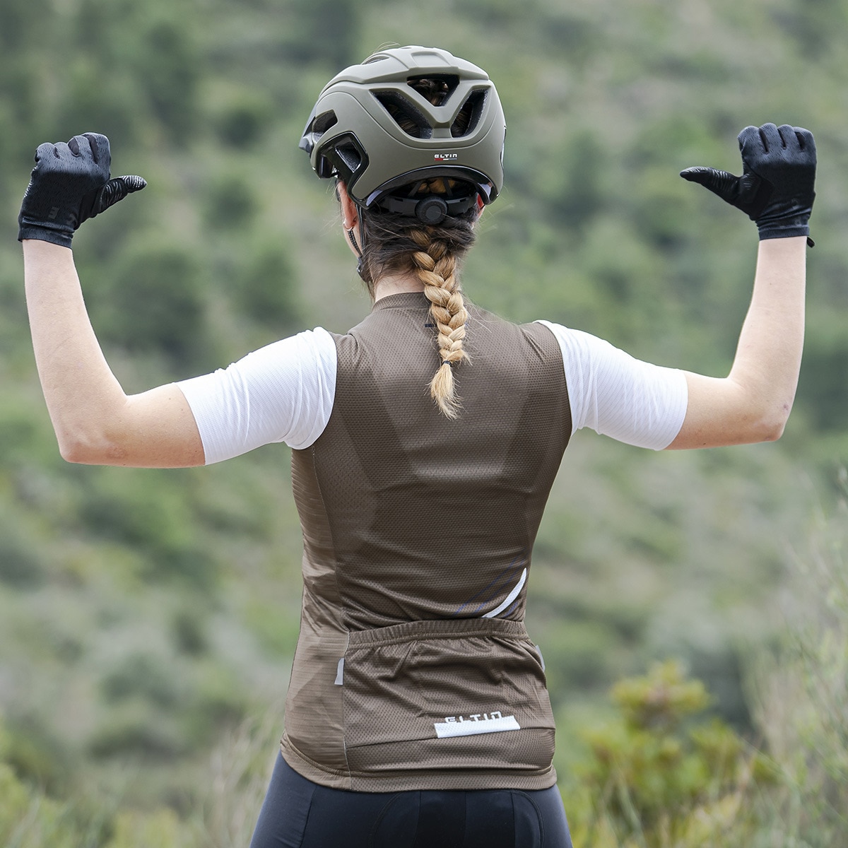 Camisola Desportiva de Ciclismo de Manga Curta Glorious Cinzento-5