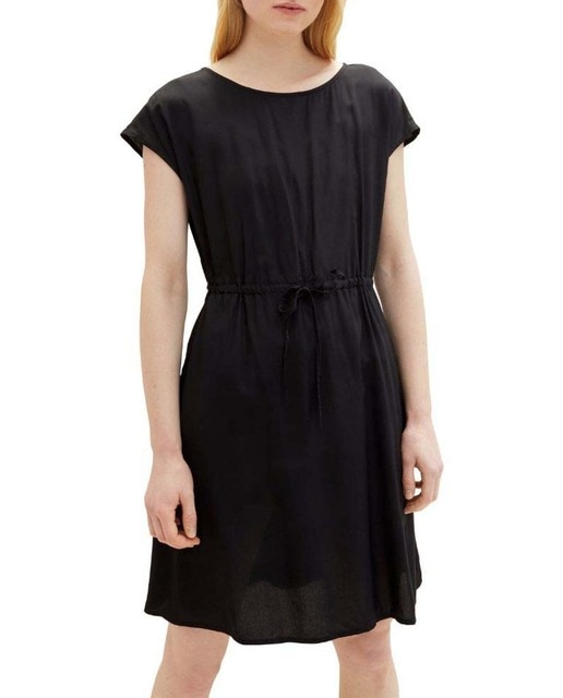 Imagen 0 de Vestido midi manga corta fluido