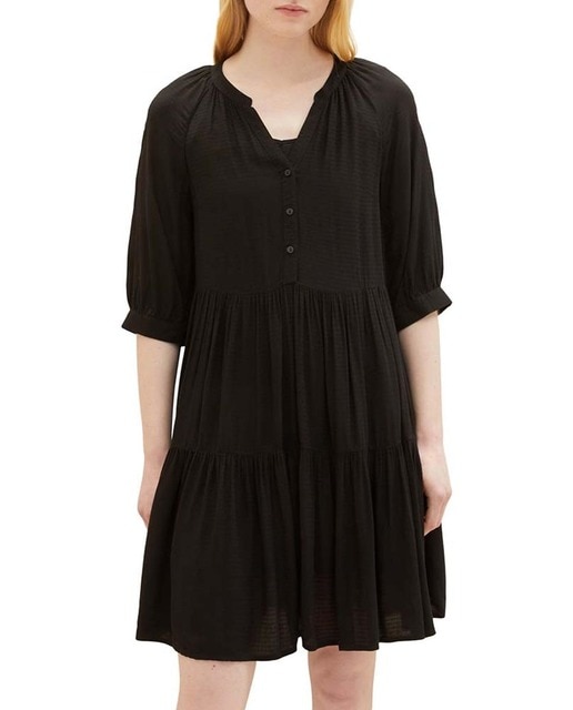 Imagen 0 de Vestido media manga volantes