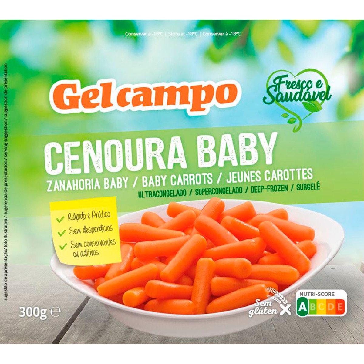 Cenoura Baby embalagem 300 g
