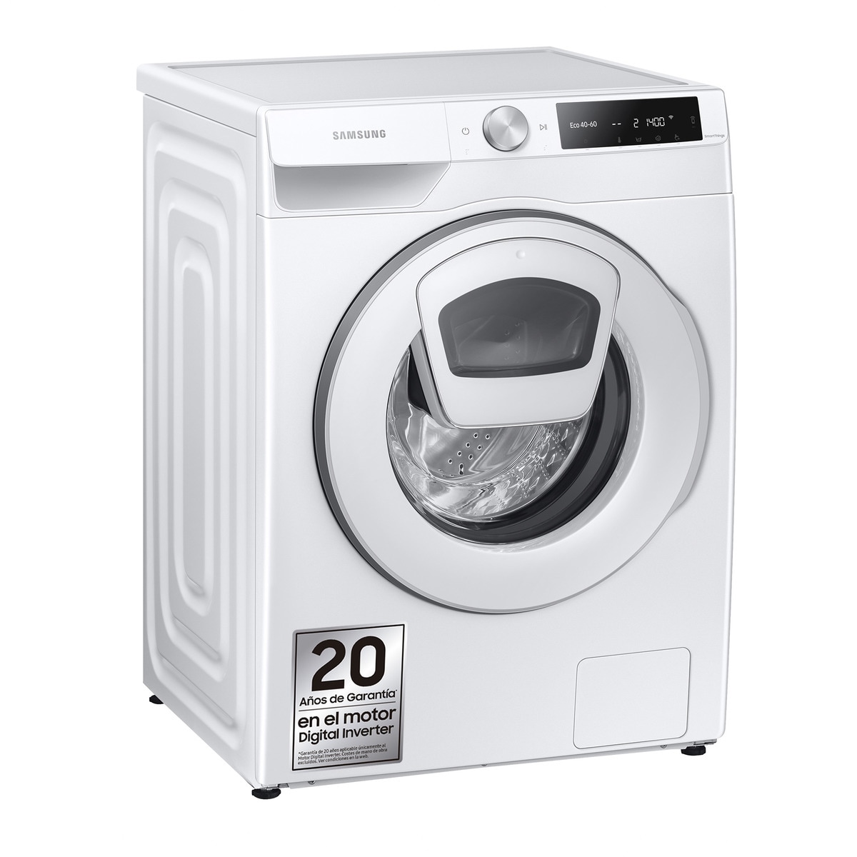 Lavadora Samsung 9kg con Autodosificación Clase A Blanca WW90T684DHE/S3 Blanco-1