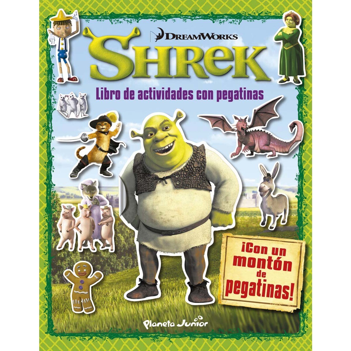 Shrek. Libro de actividades con pegatinas: ¡Con un montón de pegatinas 1