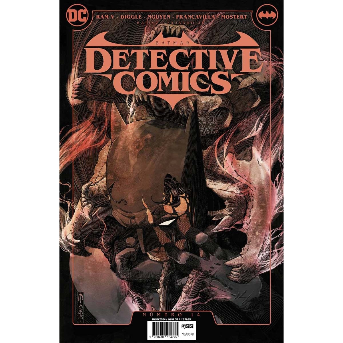 Batman: Detective Comics núm. 14/ 39 (Capa mole) 1