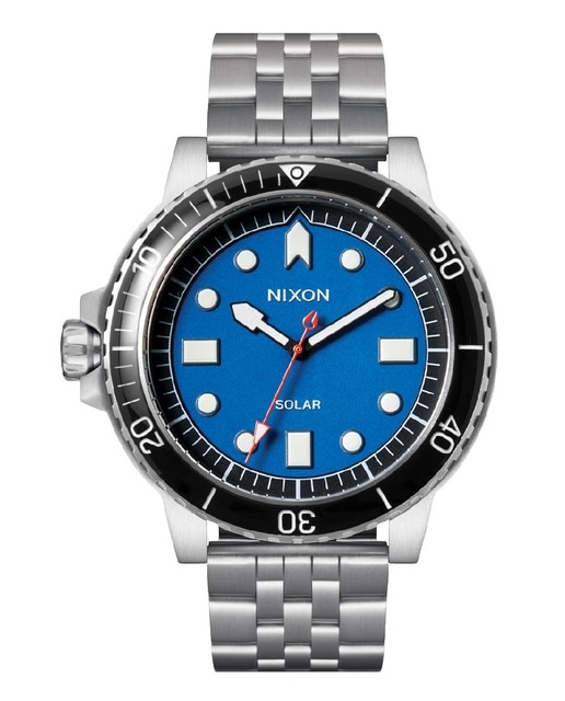 Imagem 0 de Relógio Nixon Stinger 44 Bracelete Aço - Prateado/Azul/Preto