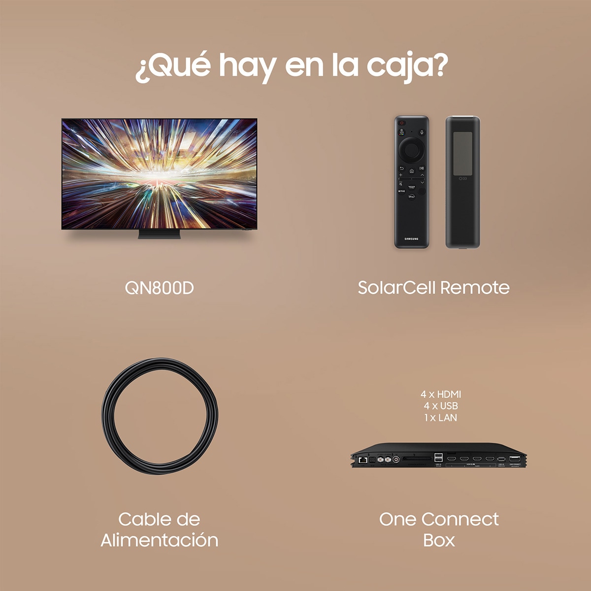 TV Neo QLED 8K 189 cm (75") Samsung TQ75QN800DTXXC 8K AI Upscalling con Inteligencia Artificial Smart TV Negro-9