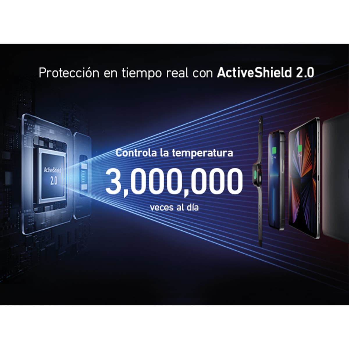 Batería externa Anker 737 Power Bank (PowerCore 24K) 24000 mAh Plata-6