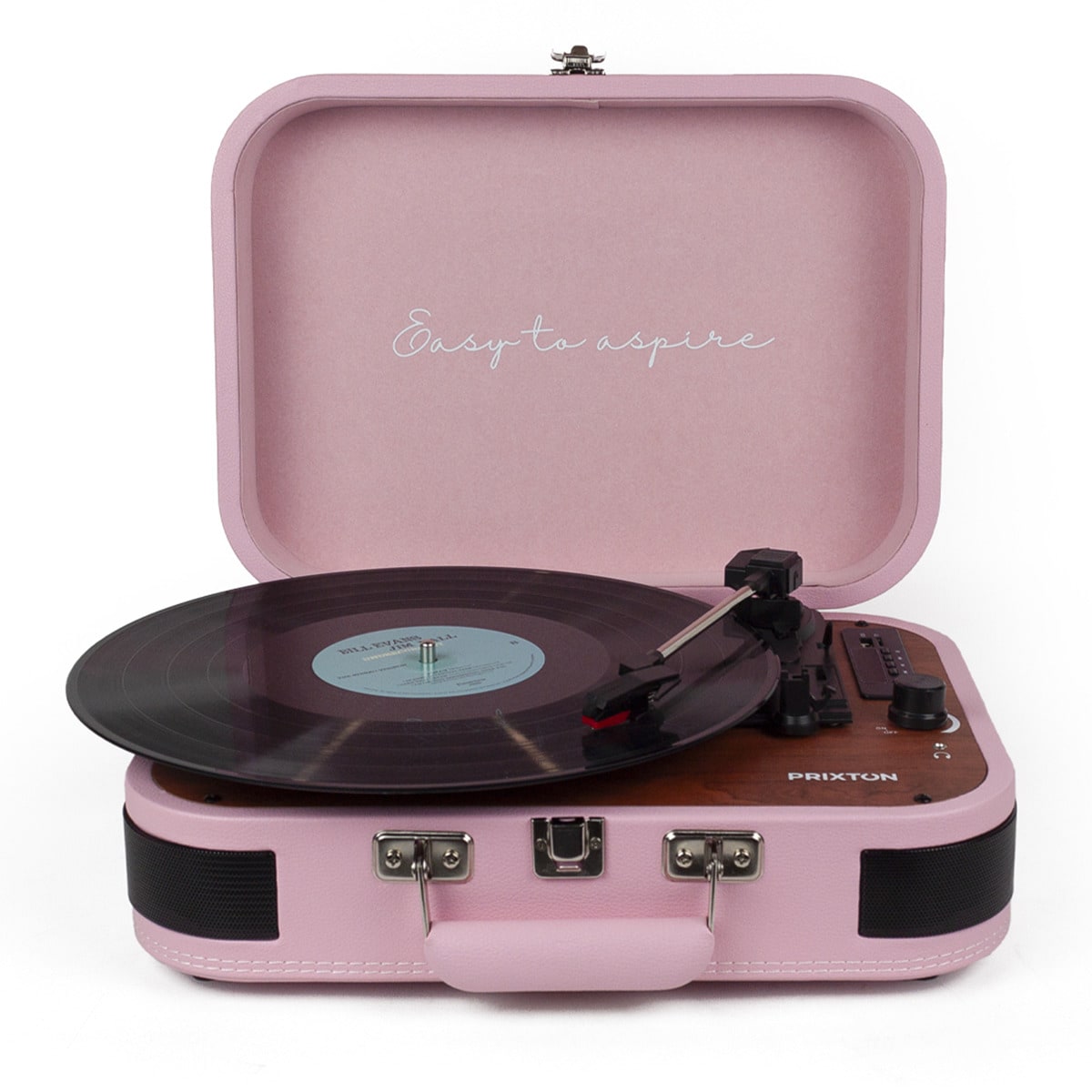 Tocadiscos Bluetooth convertidor Prixton VC600 azul Rosa-1