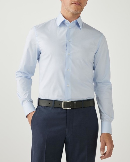 Imagen 0 de Camisa clásica de hombre classic azul celeste