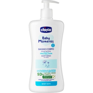 gel de baño infantil Baby Moments con calendula y glicerina dosificador 500 ml - Chicco