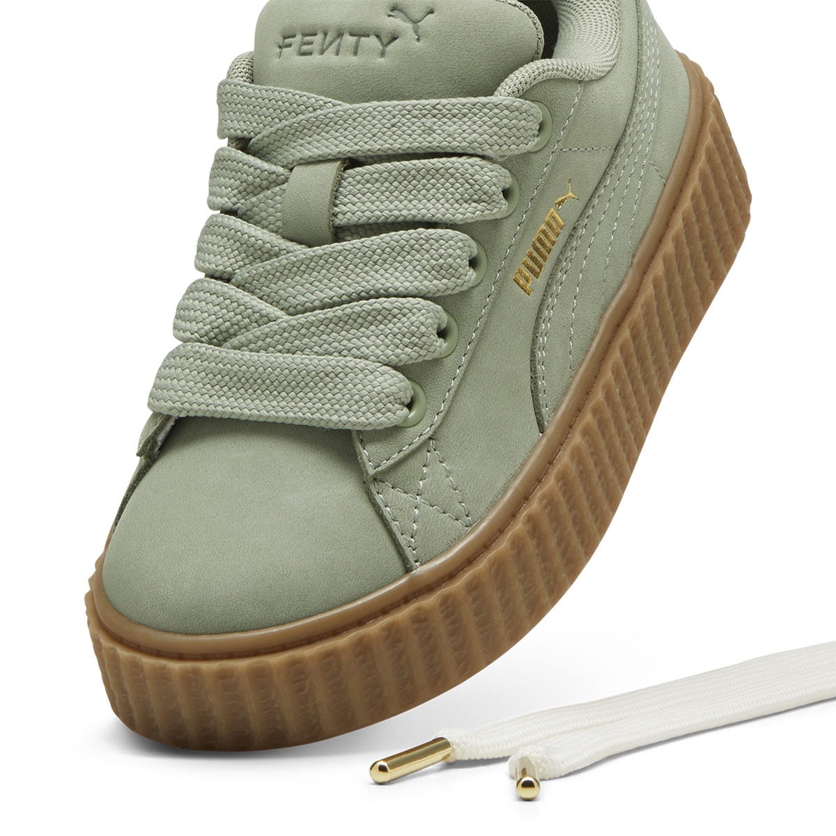 Sapatilhas Casual de Criança Creeper Phatty Nubuck PS Verde-5