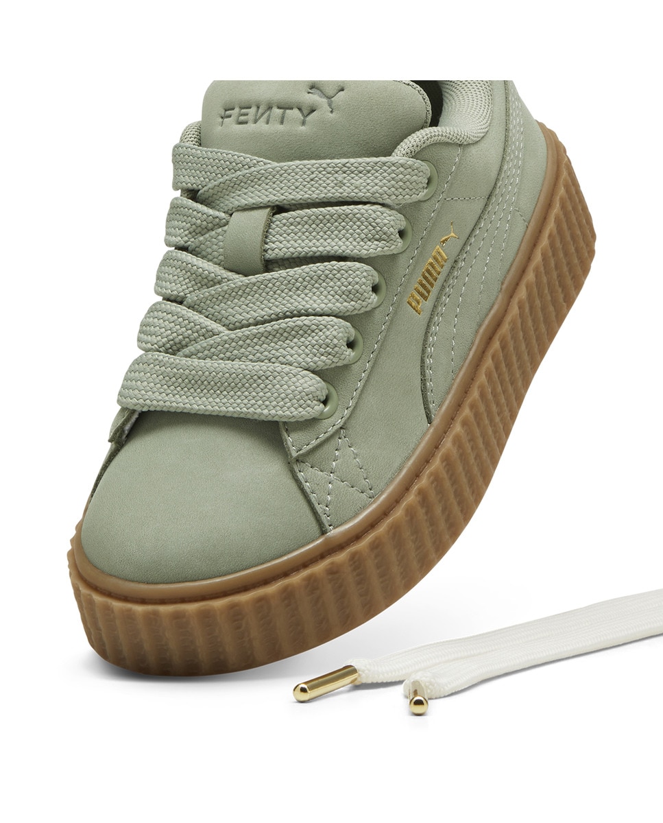 Sapatilhas Casual de Criança Creeper Phatty Nubuck PS Verde-4
