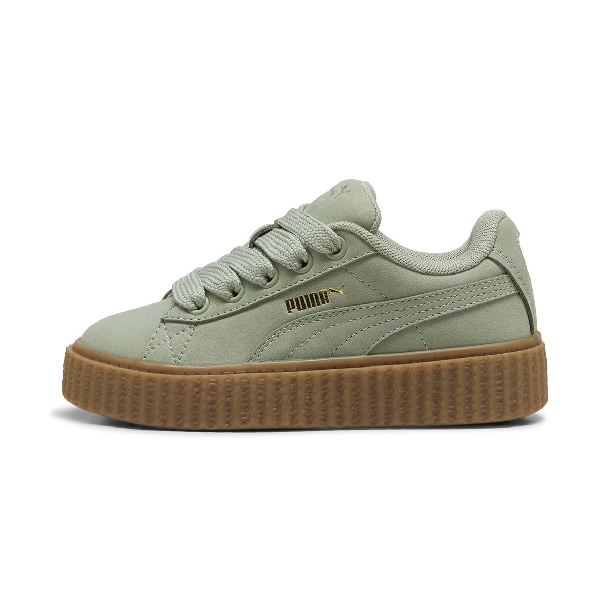 Sapatilhas Casual de Criança Creeper Phatty Nubuck PS Verde-4