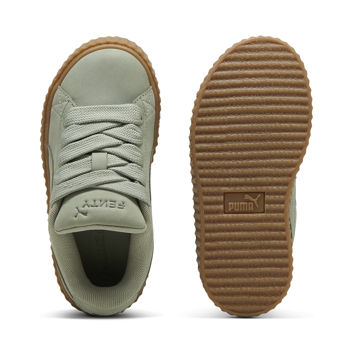 Sapatilhas Casual de Criança Creeper Phatty Nubuck PS Verde-3