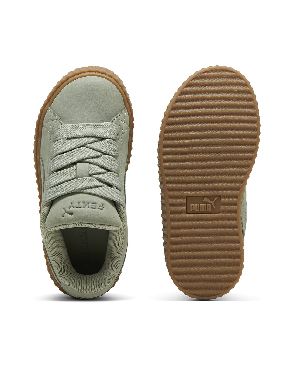 Sapatilhas Casual de Criança Creeper Phatty Nubuck PS Verde-2