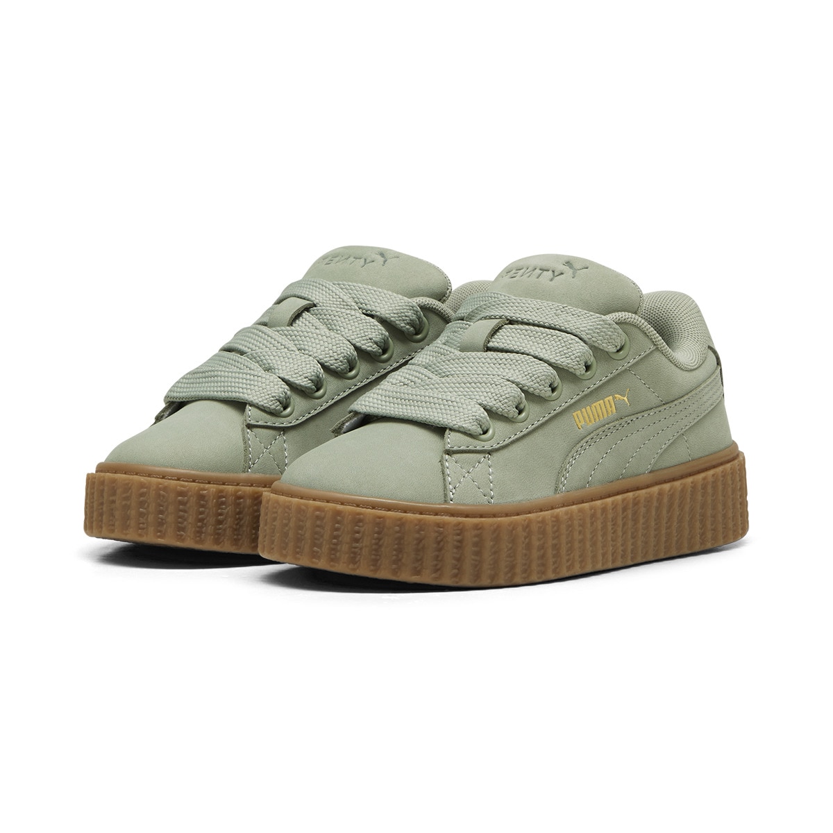 Sapatilhas Casual de Criança Creeper Phatty Nubuck PS Verde-2