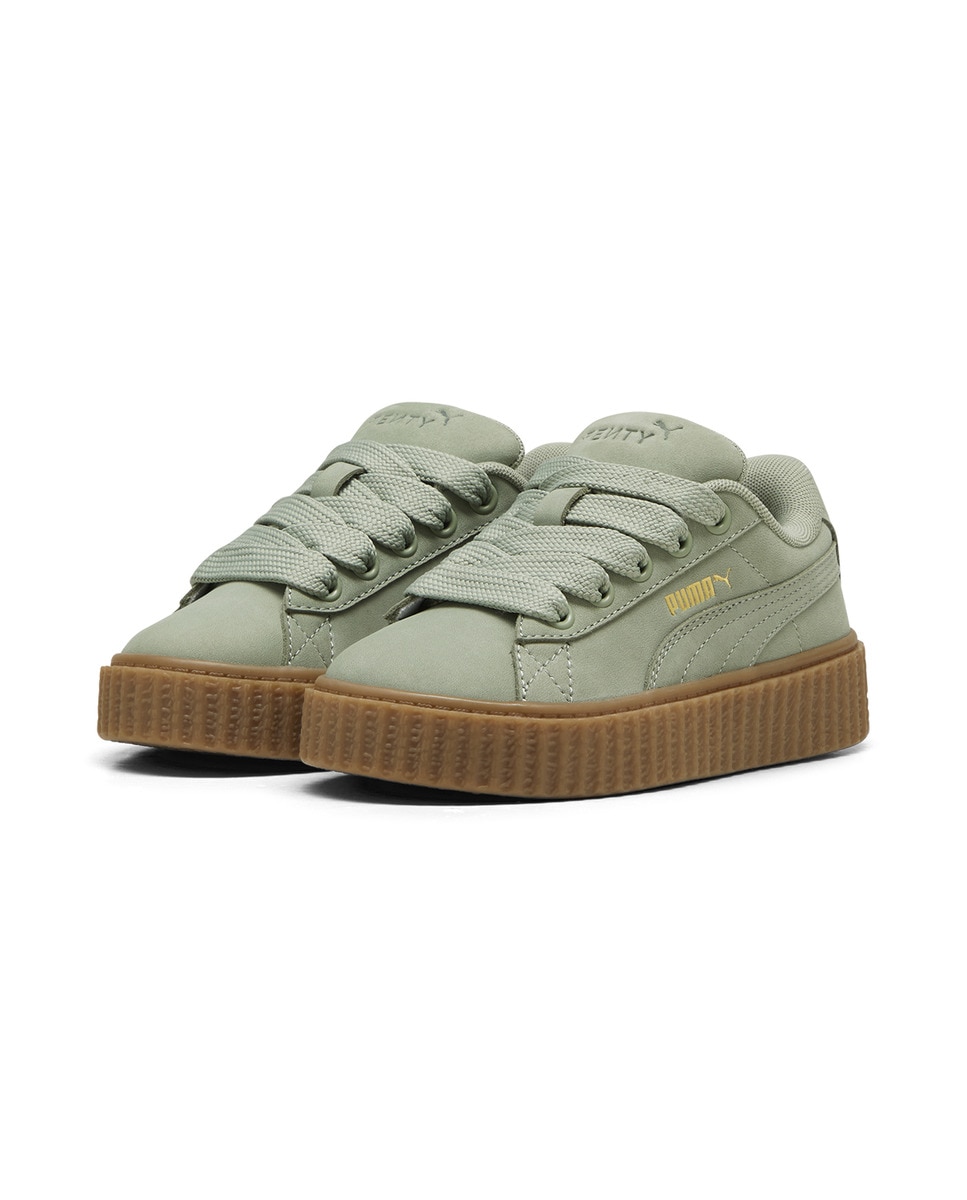 Sapatilhas Casual de Criança Creeper Phatty Nubuck PS Verde-1